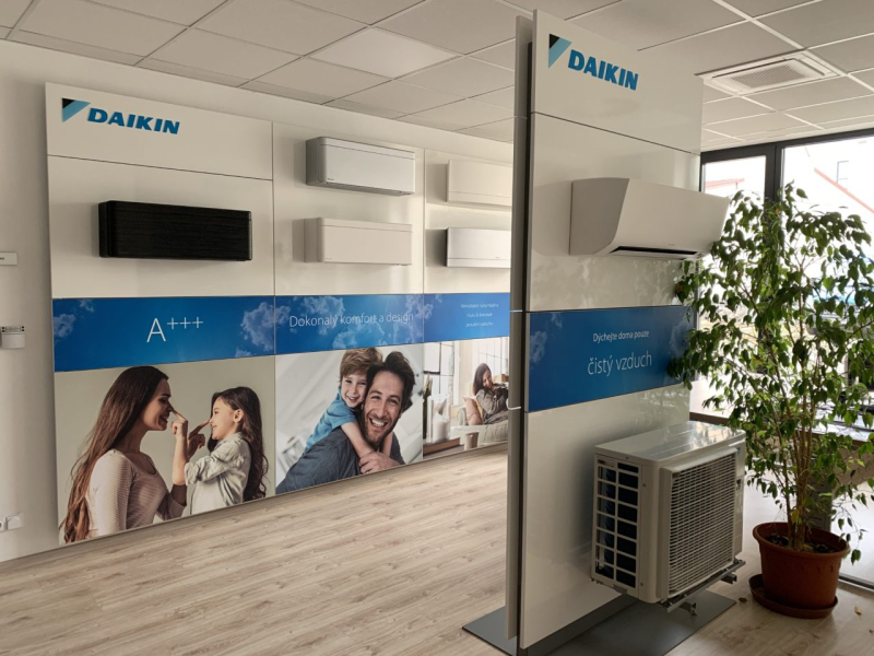 Modernizace showroomu DAIKIN