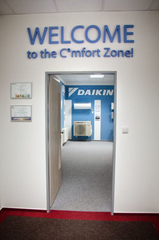 Modernizace showroomu DAIKIN