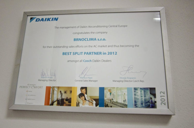 Modernizace showroomu DAIKIN